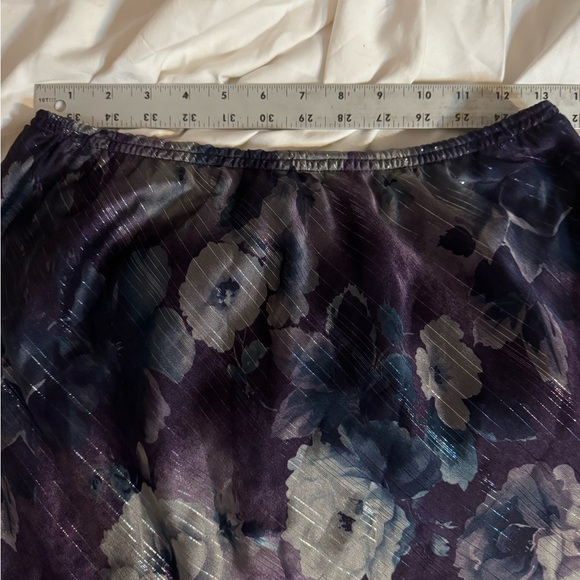 Vintage blue and purple Whimsigoth y2k fairy skirt midi length - Picture 6 of 8
